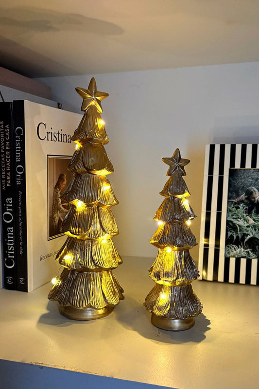 Árbol De Madera Con Luz Led Estrella Cristina Oria 