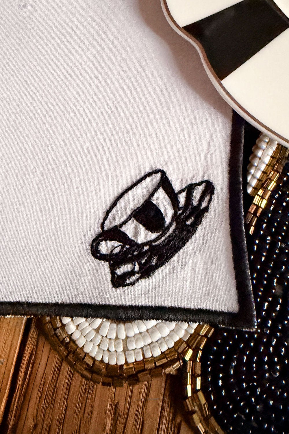 Detalle Servilleta De Cóctel Diseño Taza Cristina Oria 