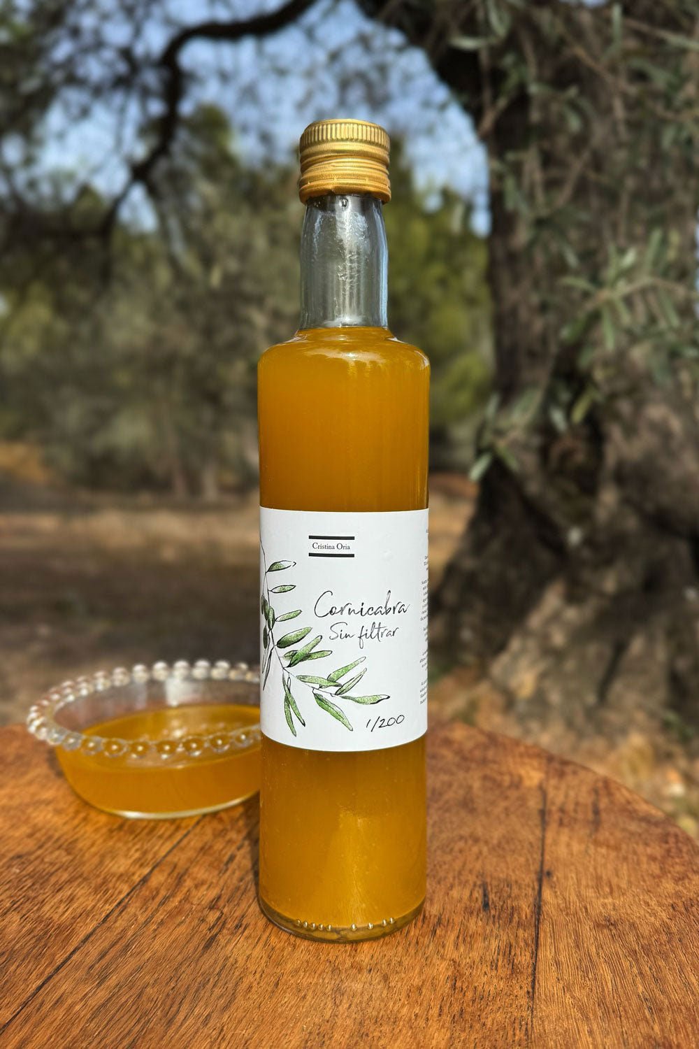 Aceite CO Cornicabra Sin Filtrar Cosecha Diciembre 2025 Cristina Oria 