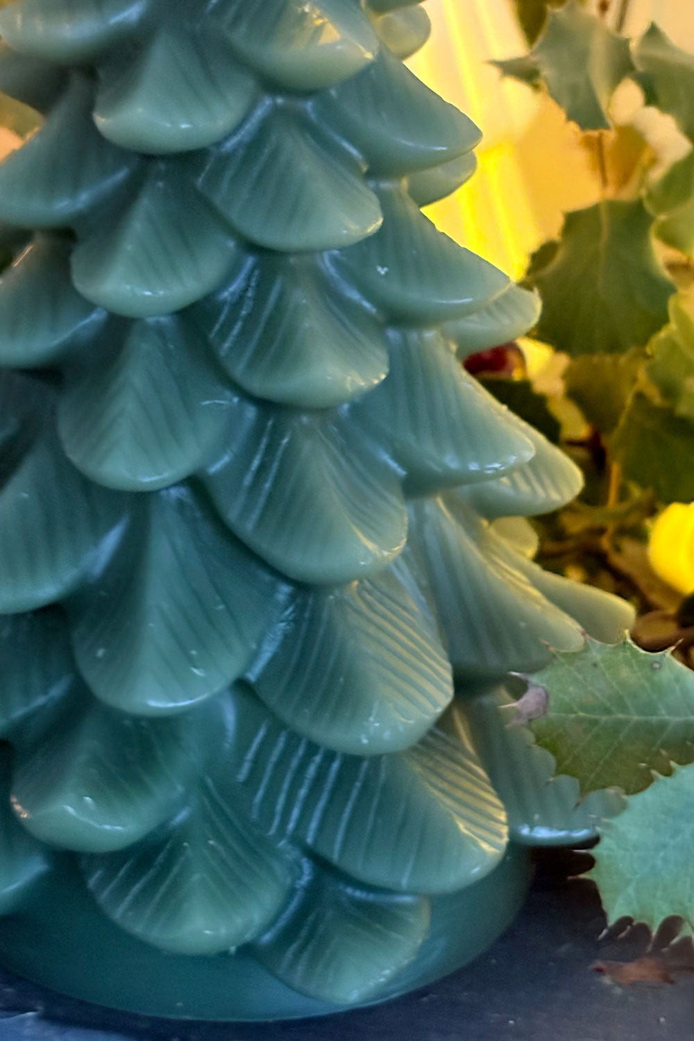 Detalle Vela LED Con Diseño De Árbol Cristina Oria 