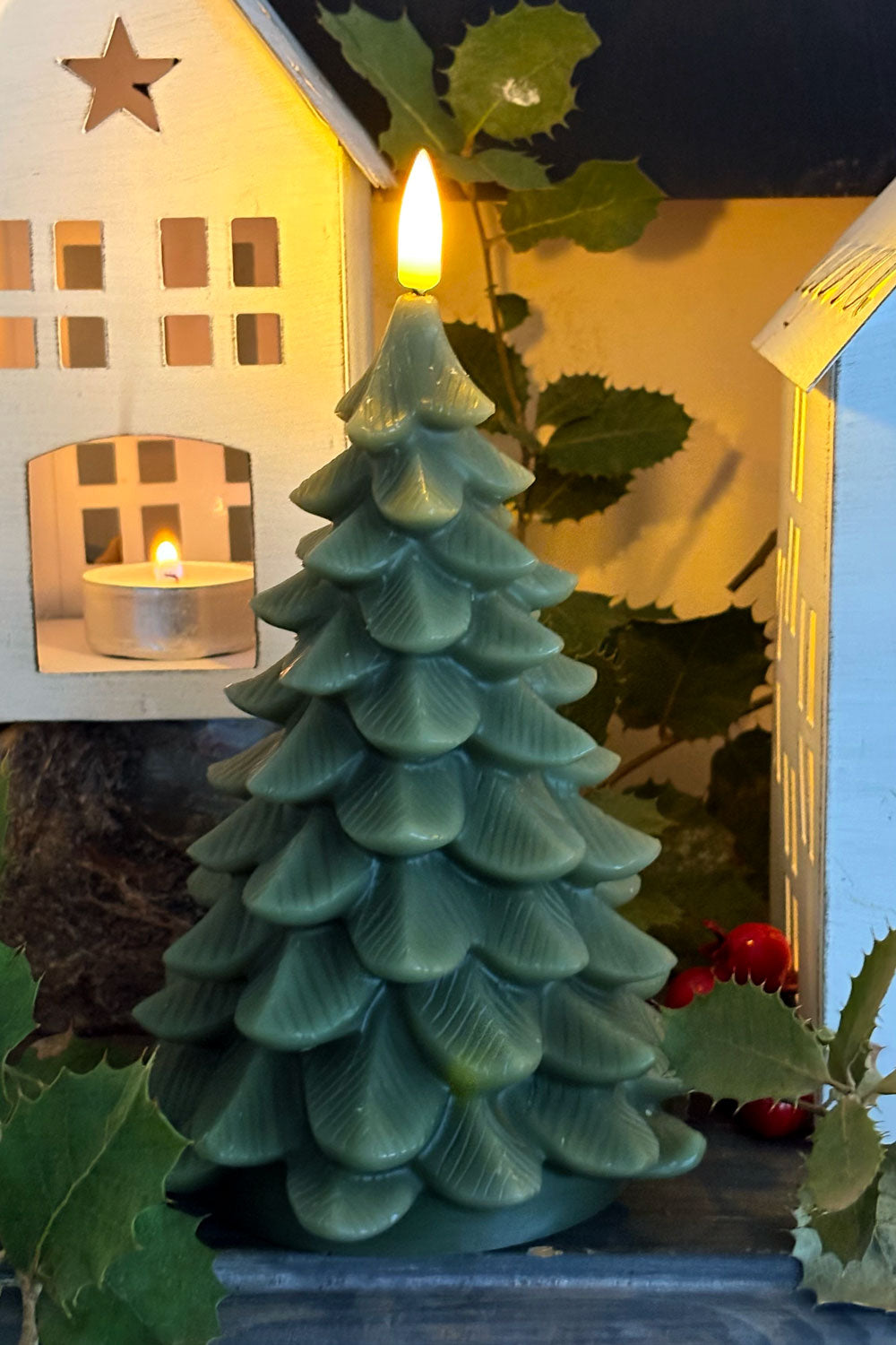 Vela LED Con Diseño De Árbol Cristina Oria 