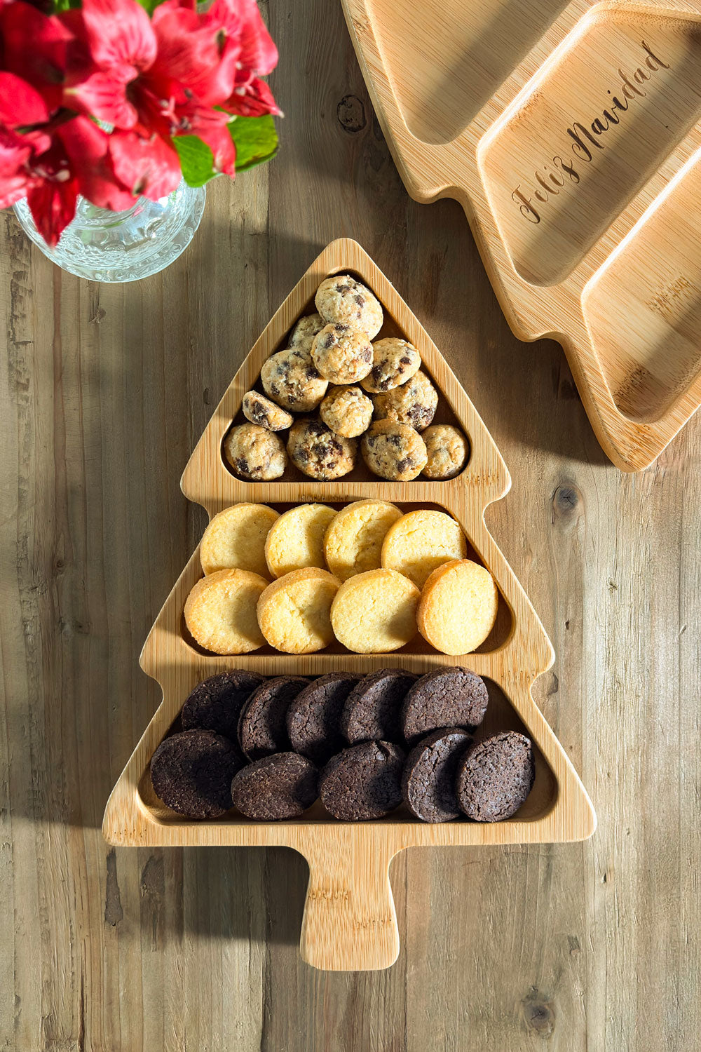 Detalles Tabla De Madera Con Diseño De Árbol "Feliz Navidad" Cristina Oria