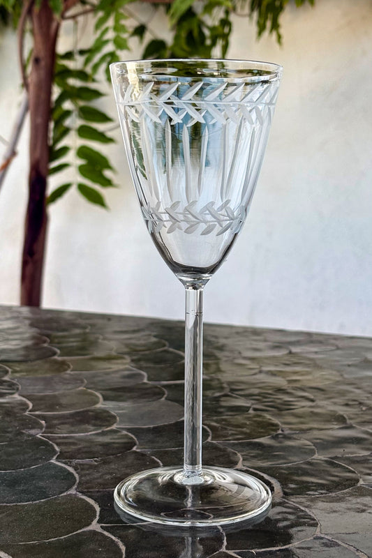 Copa De Champagne Cristal Tallado Cristina Oria