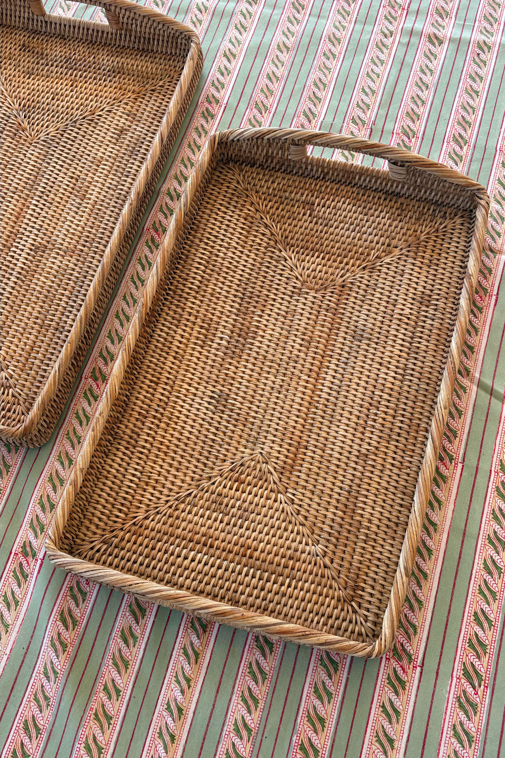 Bandeja Rectangular Con Asas Ovaladas Cristina Oria