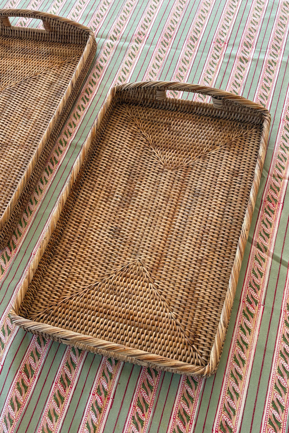 Detalles Bandeja Rectangular Con Asas Ovaladas Cristina Oria