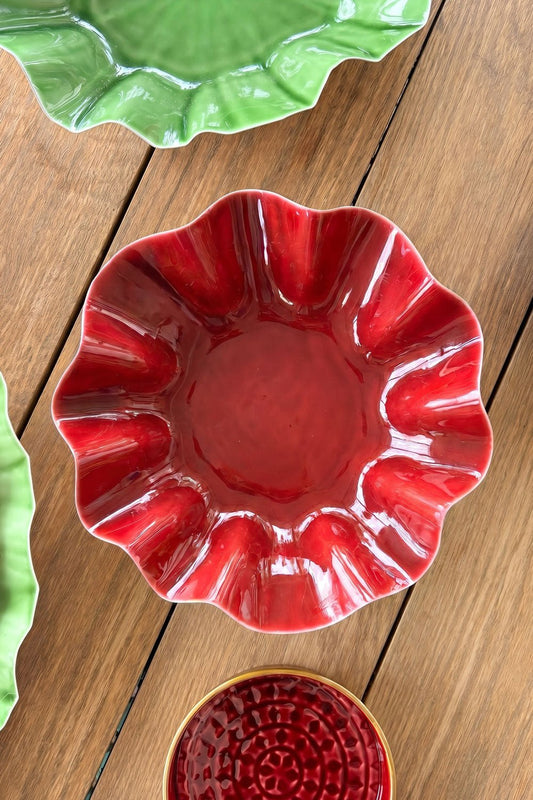 Sin Comida Bandeja Concava Diseño Acabado Plissé Cristina Oria