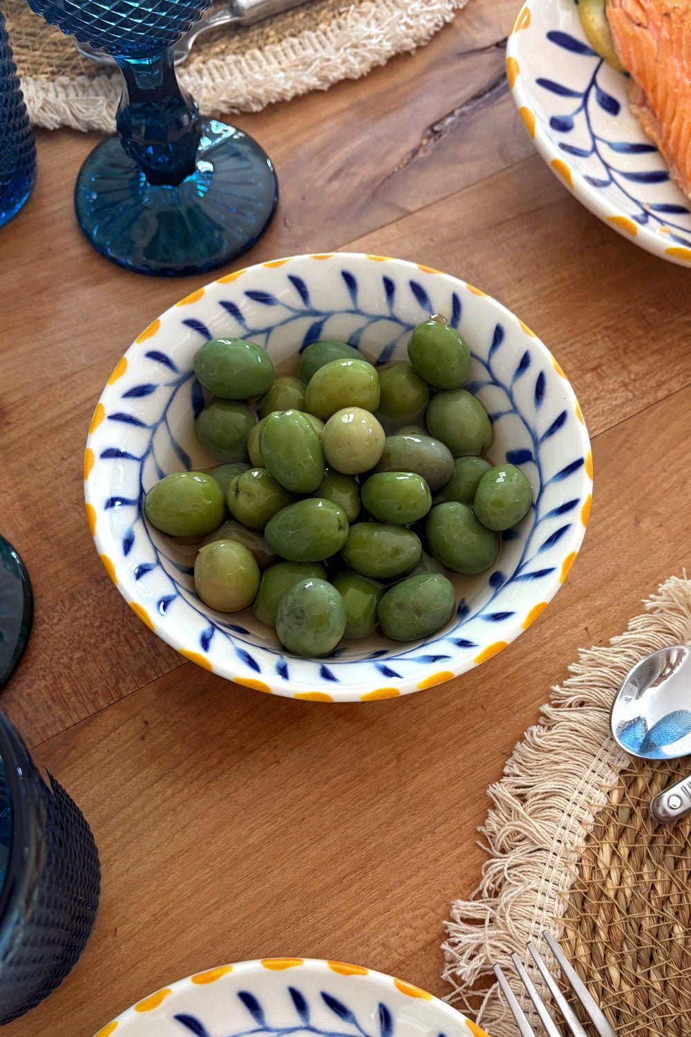 Aceitunas Cuenco De Porcelana Limoncello Cristina Oria