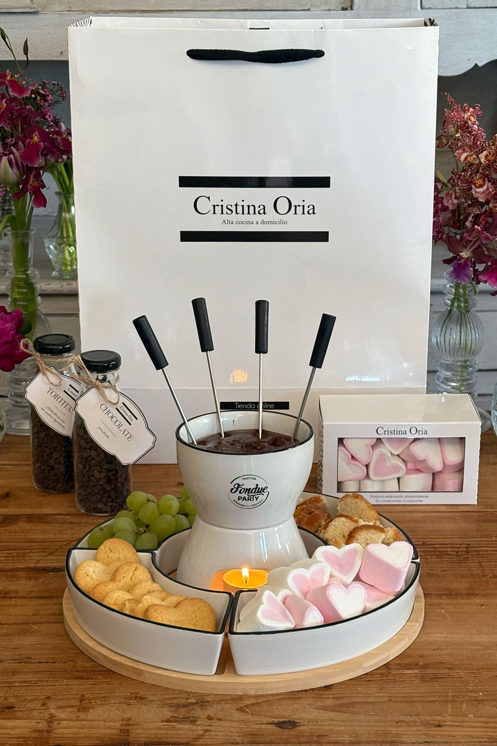 Bolsa Fondue Dulce Para Cuatro Especial San Valentín Cristina Oria