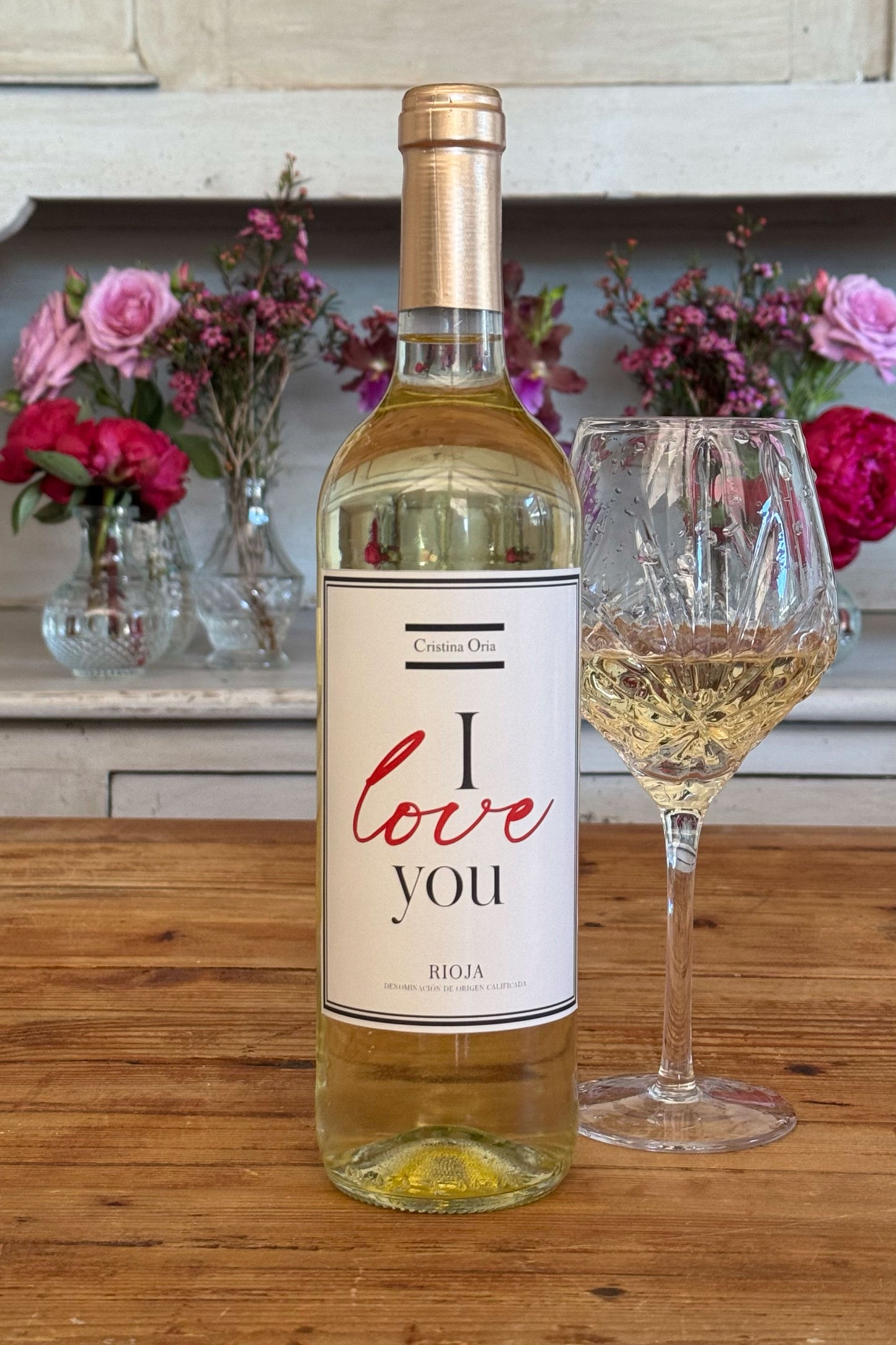 Vino Cune Rioja Blanco "I Love You" Cristina Oria 