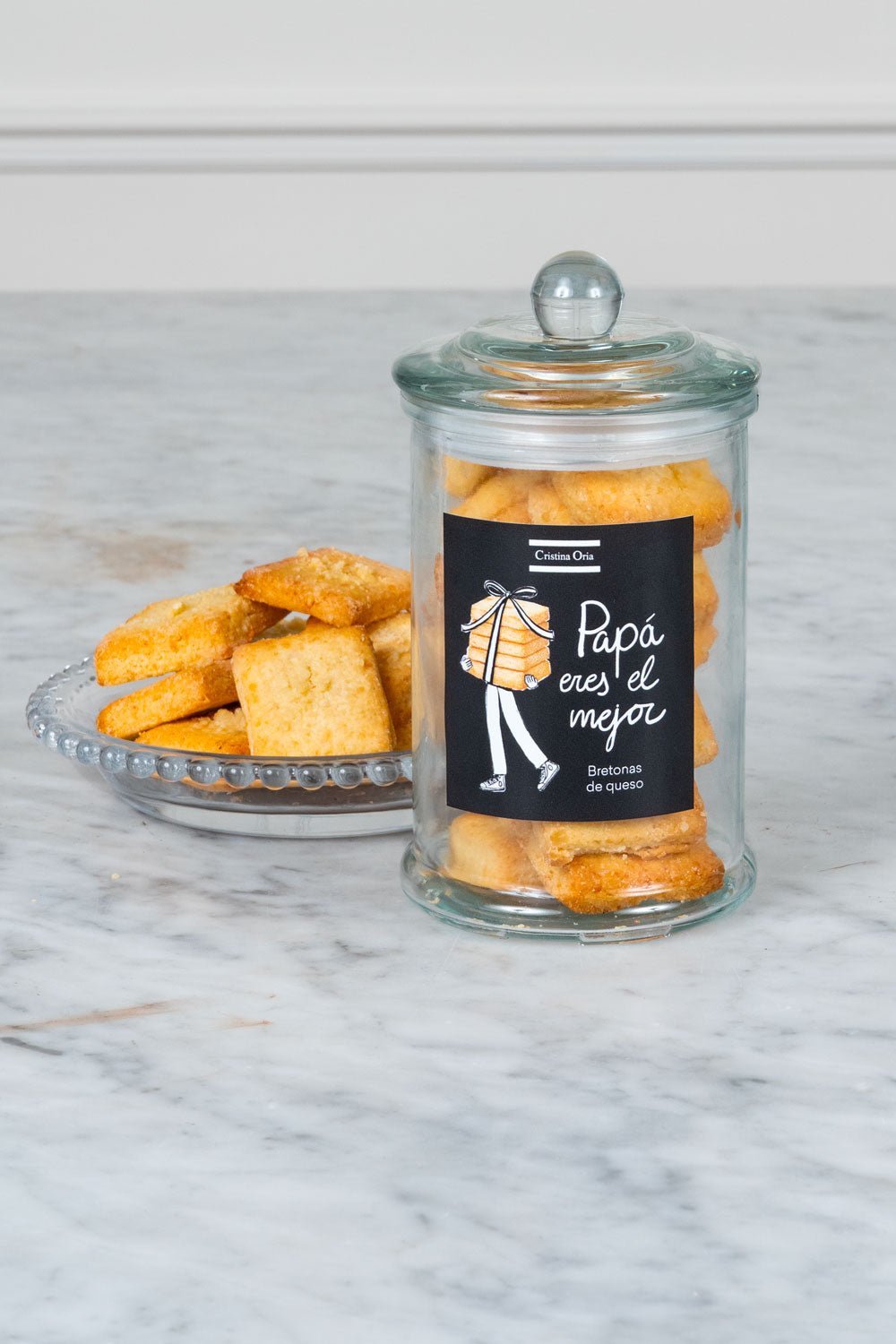 Tarro De Bretonas De Queso Especial Día Del Padre Cristina Oria 