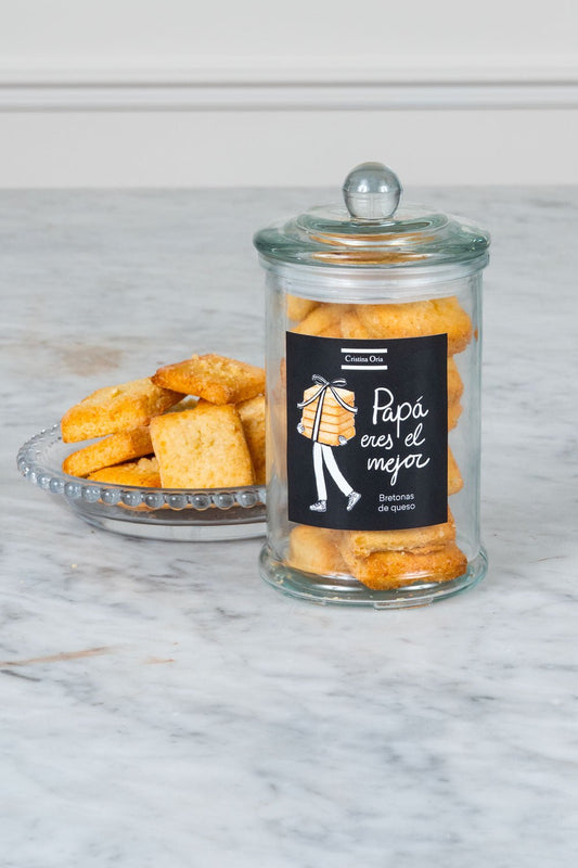 Tarro De Bretonas De Queso Especial Día Del Padre Cristina Oria 