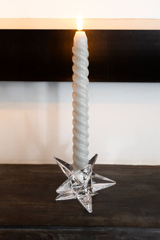 Portavelas De Cristal Diseño Estrella Vega Cristina Oria 