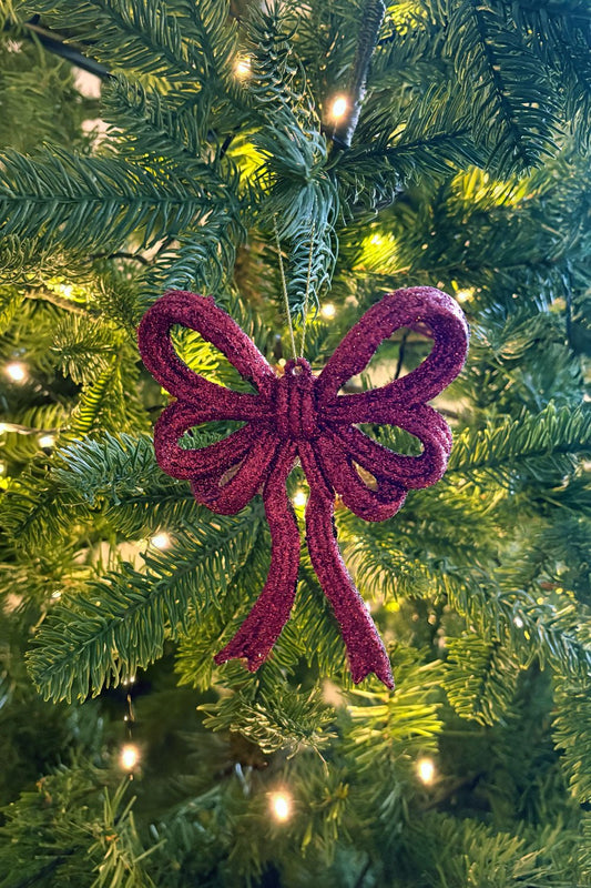 Adorno Lazo De Purpurina Marrón Cristina Oria 