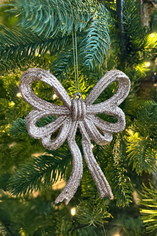 Adorno Lazo De Purpurina Beige Cristina Oria 