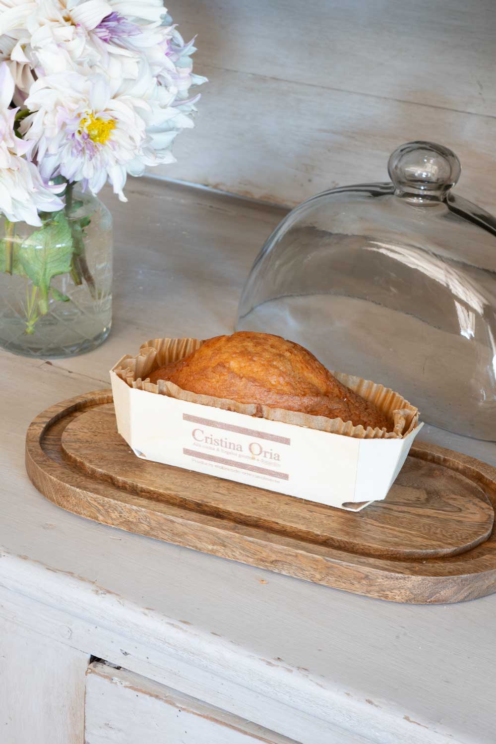 Queijeira oval grande com tampa de cristal Queijeiras Cristina