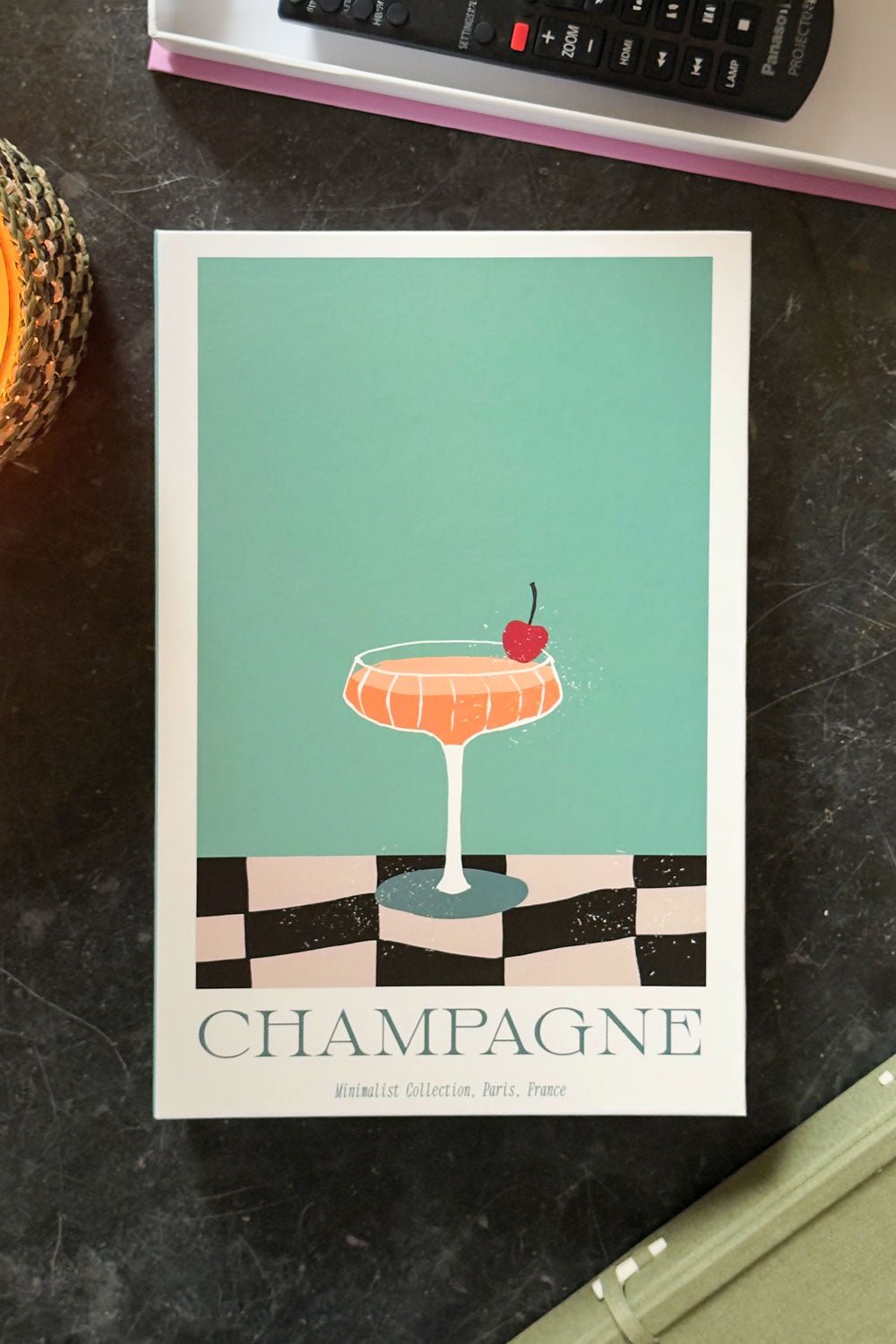 Caja Decorativa Con Diseño De Libro De Bebidas Champagne Cristina Oria 
