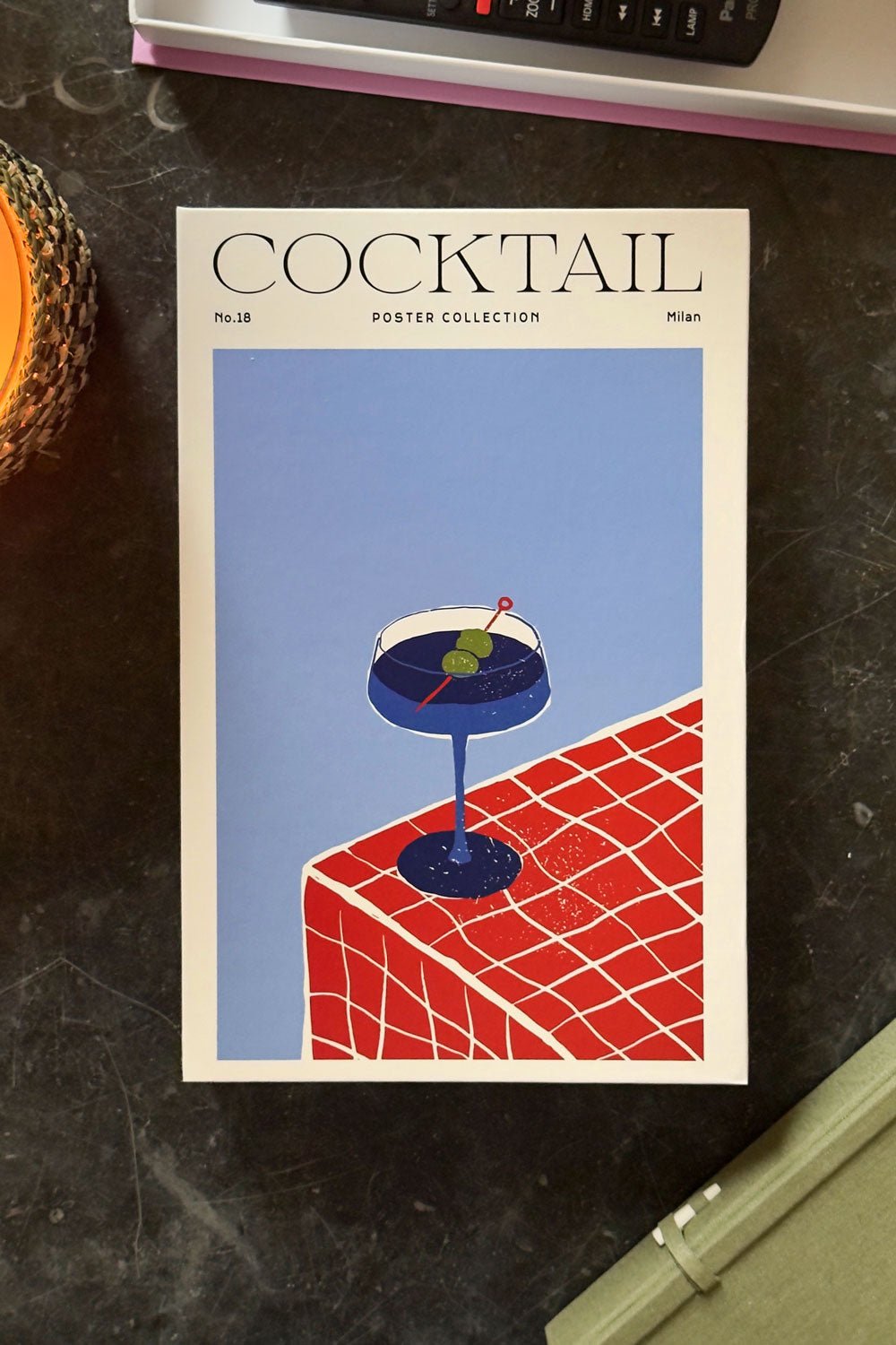 Caja Decorativa Con Diseño De Libro De Bebidas Cocktail Cristina Oria 