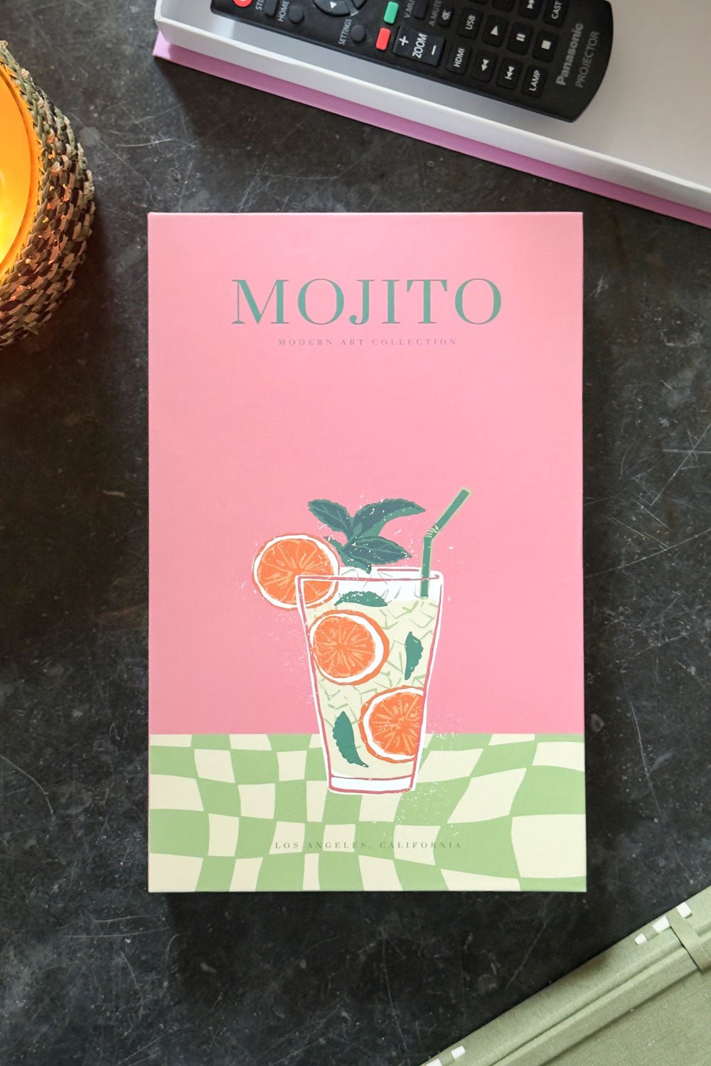 Caja Decorativa Con Diseño De Libro De Bebidas Mojito Cristina Oria 