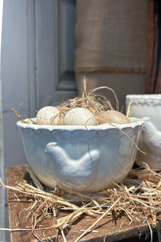 Cuenco De Porcelana Diseño Gallina Cristina Oria