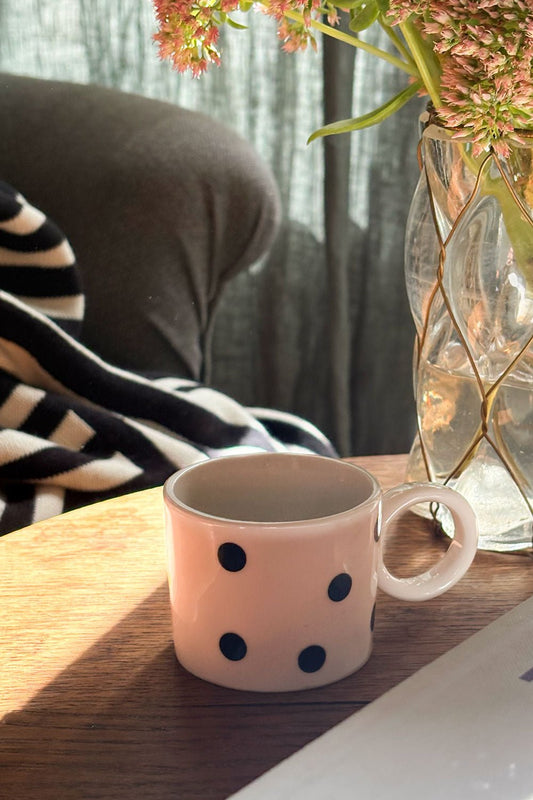 Taza Espresso Artesana Diseño Puntos Cristina Oria 