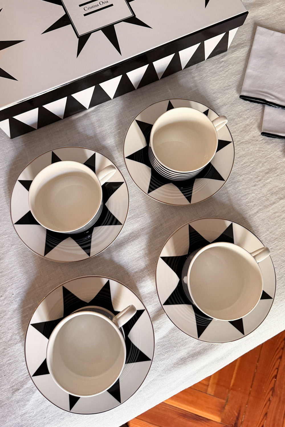 Caja De Regalo Tazas Y Platos Circus Cristina Oria