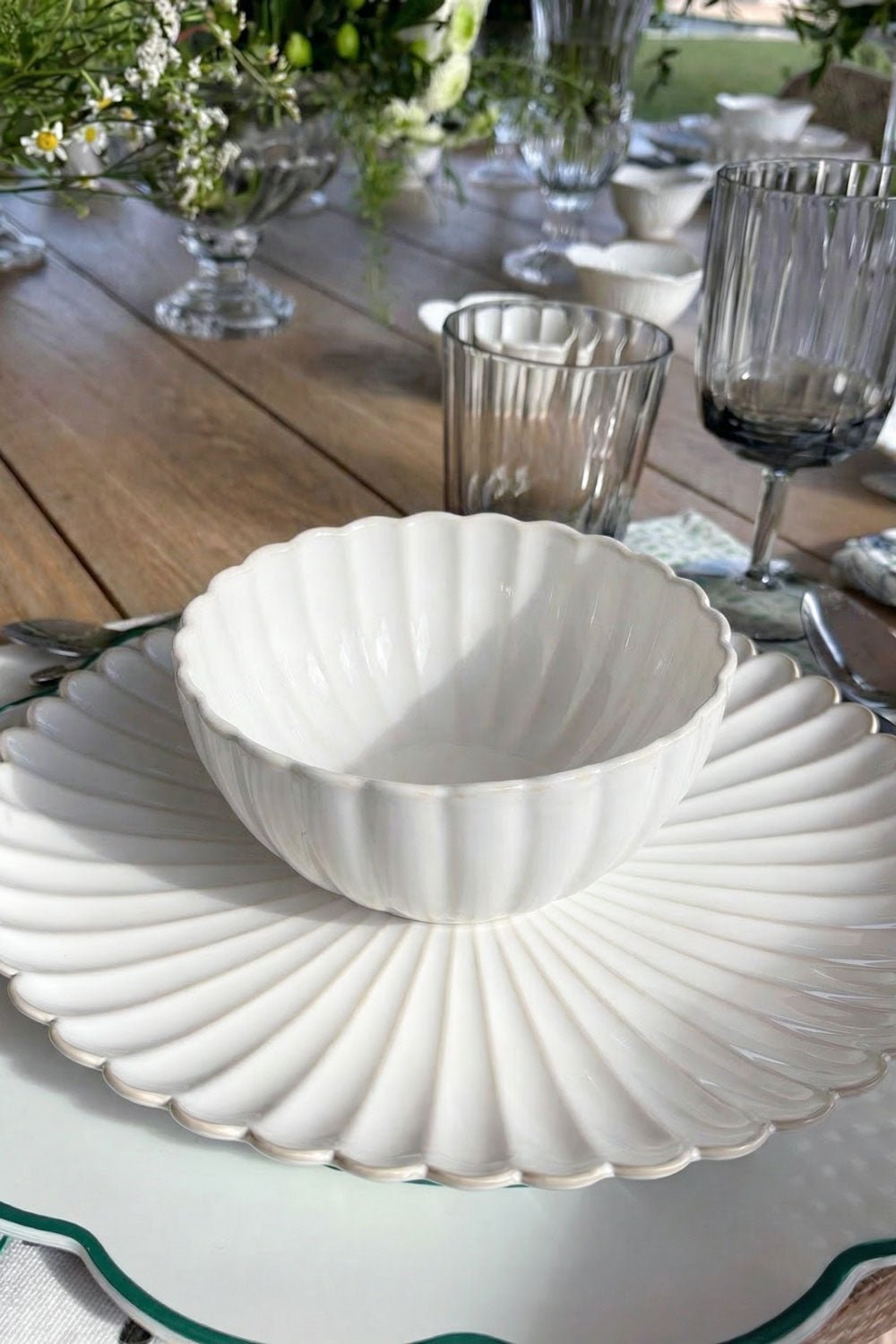 Cuenco Grande Blanca Flor CO