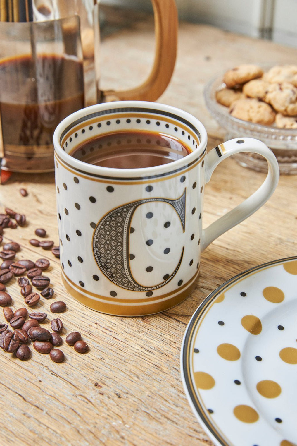 Bolsa Taza Iniciales & Galletas Sin Gluten