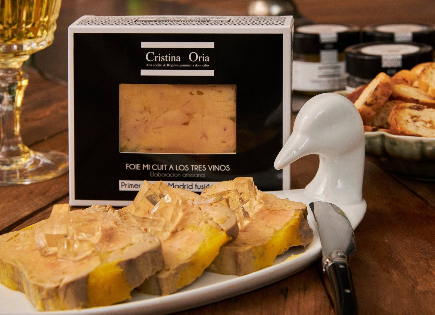 Detalle Foie Caja Foie, Ibéricos & Trufa Especial Profesores Cristina Oria