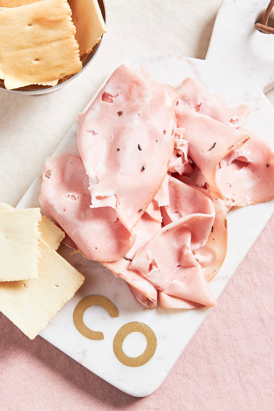 Detalle Mortadella Caja Foie, Ibéricos & Trufa Especial Profesores Cristina Oria