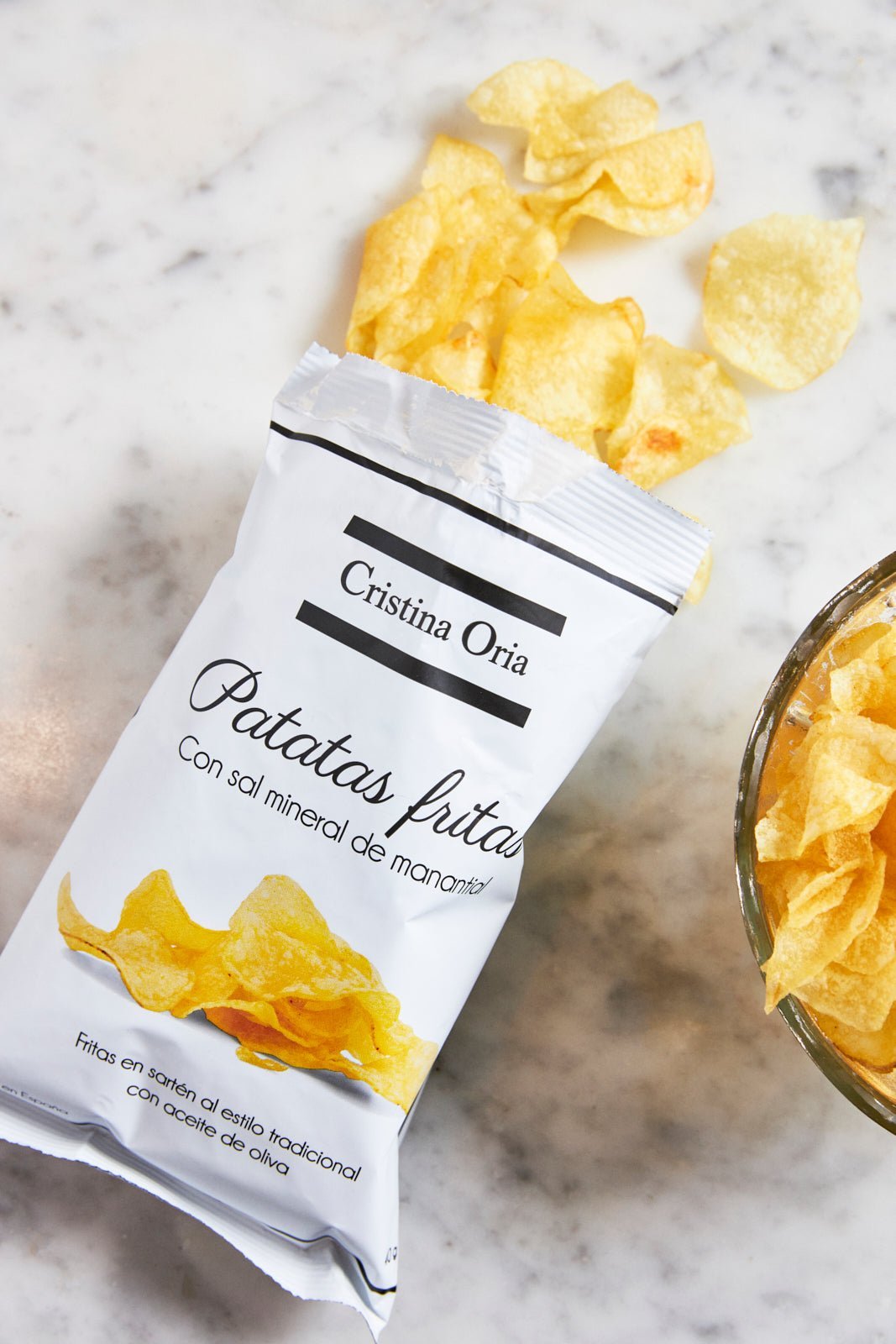 Patatas Fritas Co Con Sal Mineral 40 G - Cristina Oria