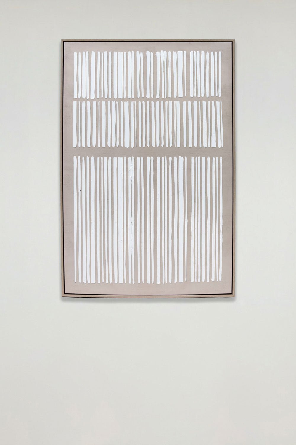 Cuadro De Lienzo Con Diseño De Rayas Verticales
