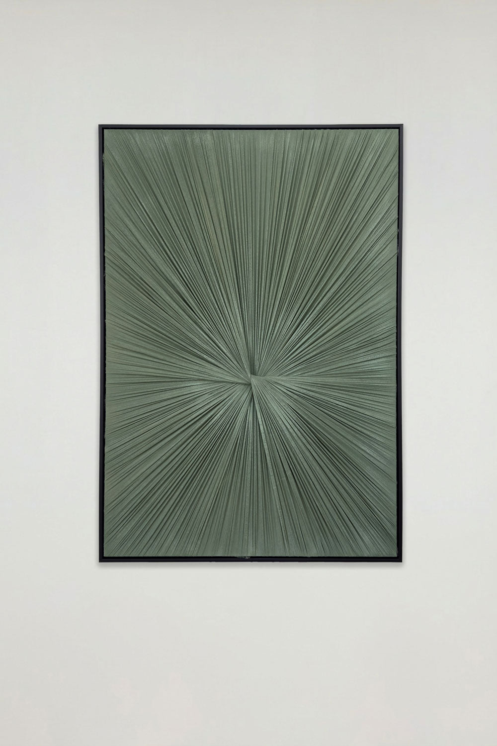 Cuadro Lienzo De Yeso Diseño Radial