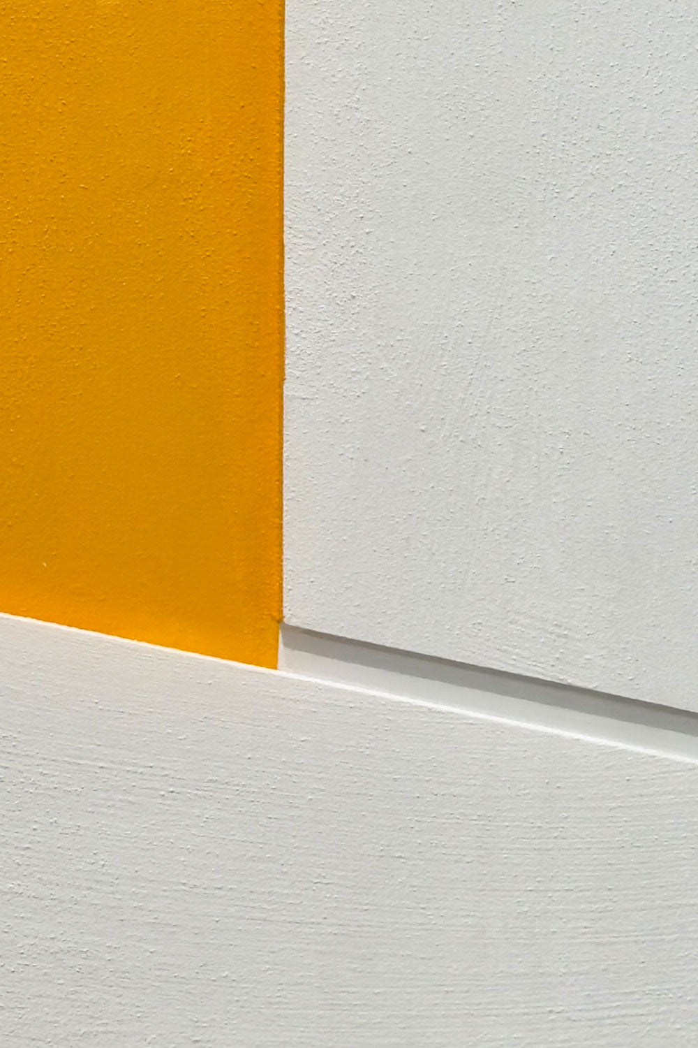 Detalles Cuadro De Lienzo & Pino Diseño Urban 3D Cristina Oria Amarillo