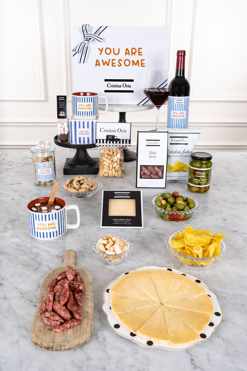 Caja Aperitivo Gourmet "You Are Awesome" Cristina Oria 