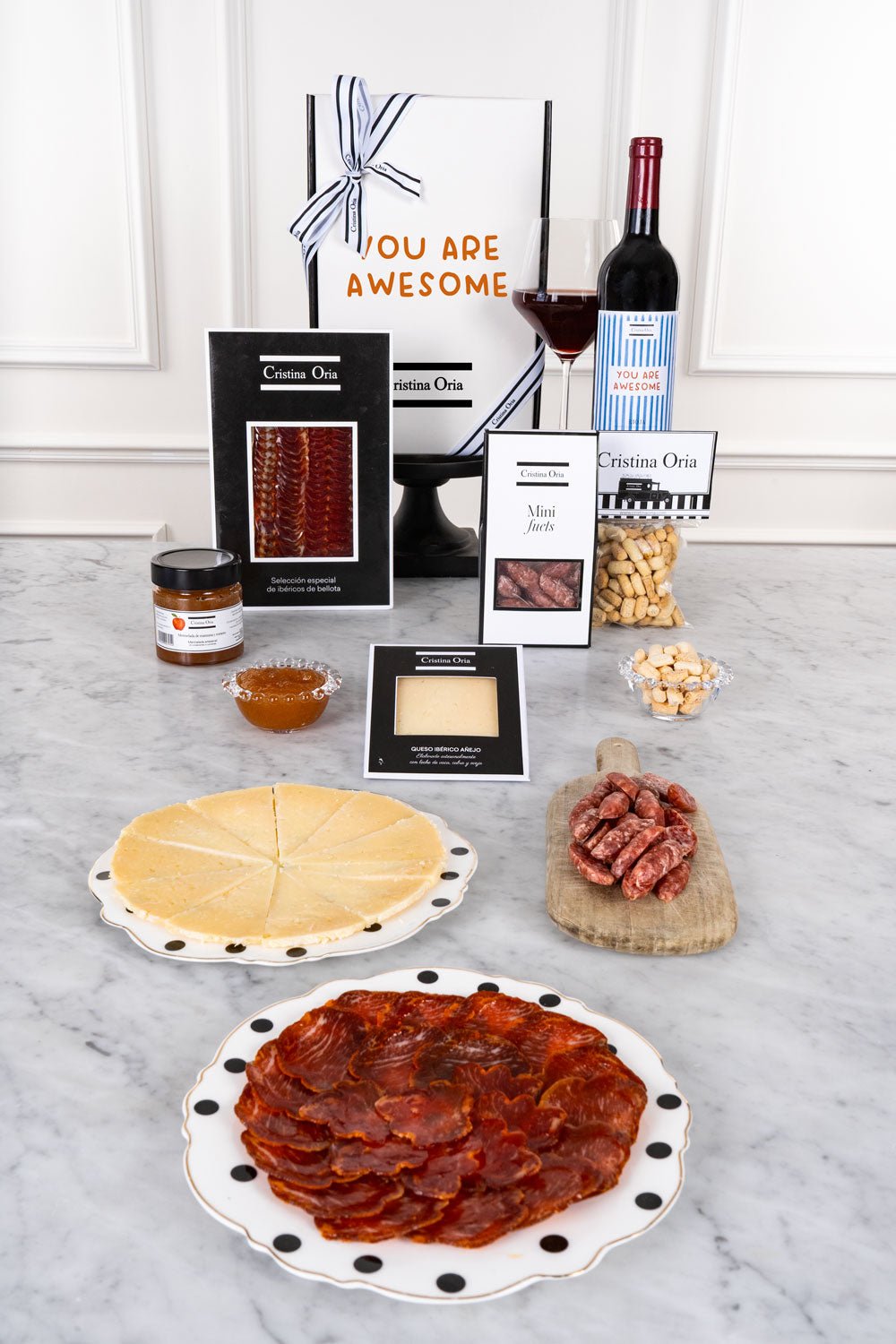 Caja Picoteo Gourmet "You Are Awesome" Cristina Oria 