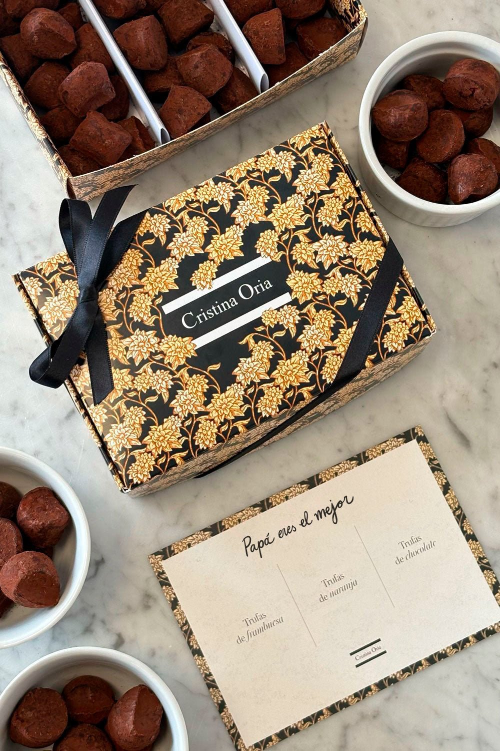Caja Degustación Trufas Especial Día Del Padre Cristina Oria 