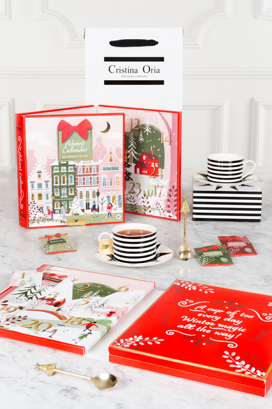 Bolsa Calendario De Adviento Con Taza Circus & Cucharita Árbol Cristina Oria