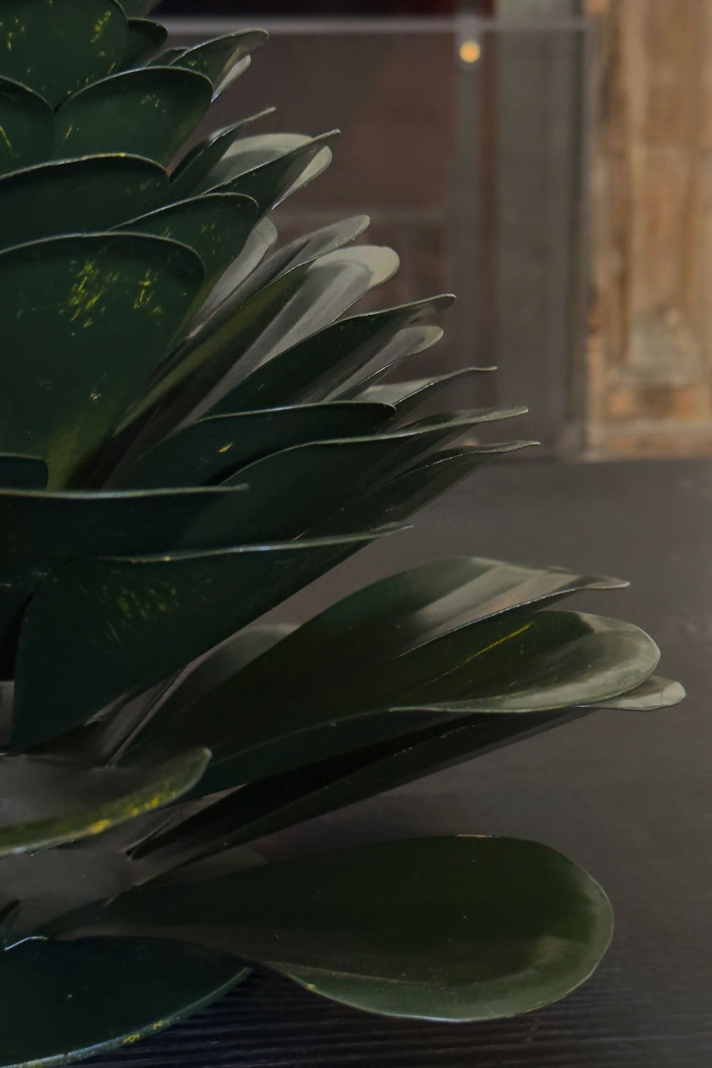 Candelabro Grande De Hierro Con Diseño De Árbol Verde