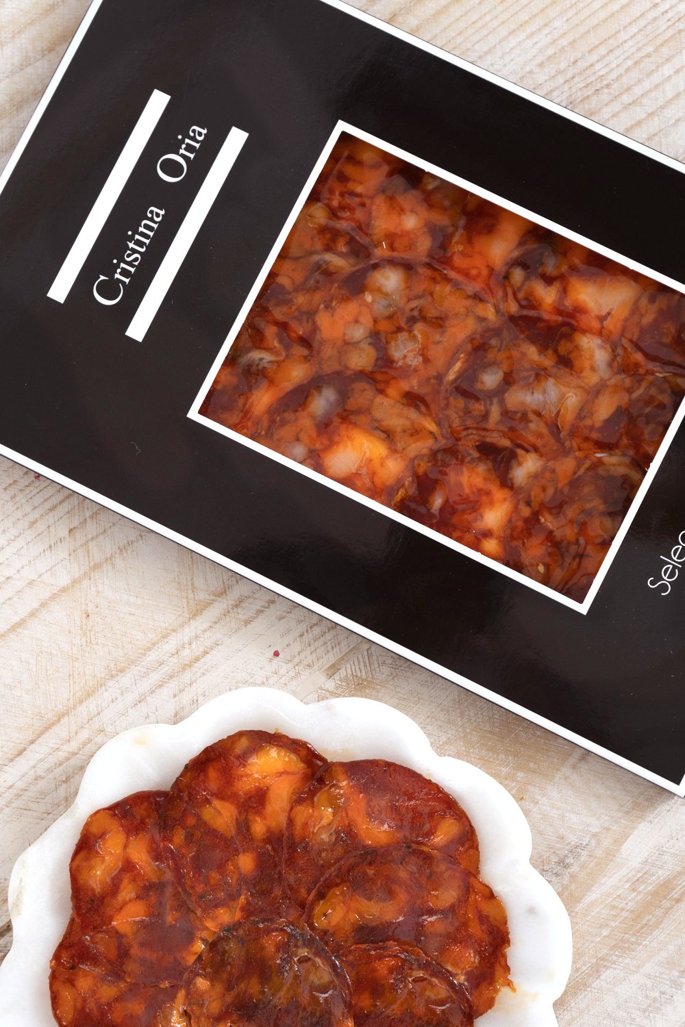 Chorizo Ibérico De Bellota Al Vacío 80 G Cristina Oria