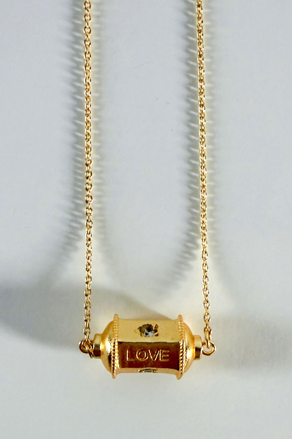 Collar Dorado Amuleto Love