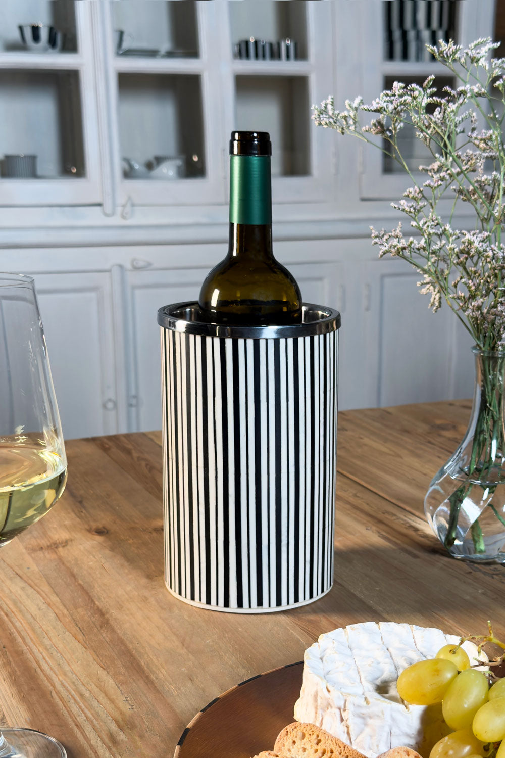 Enfriador De Botellas De Resina Con Diseño De Prisma Cristina Oria