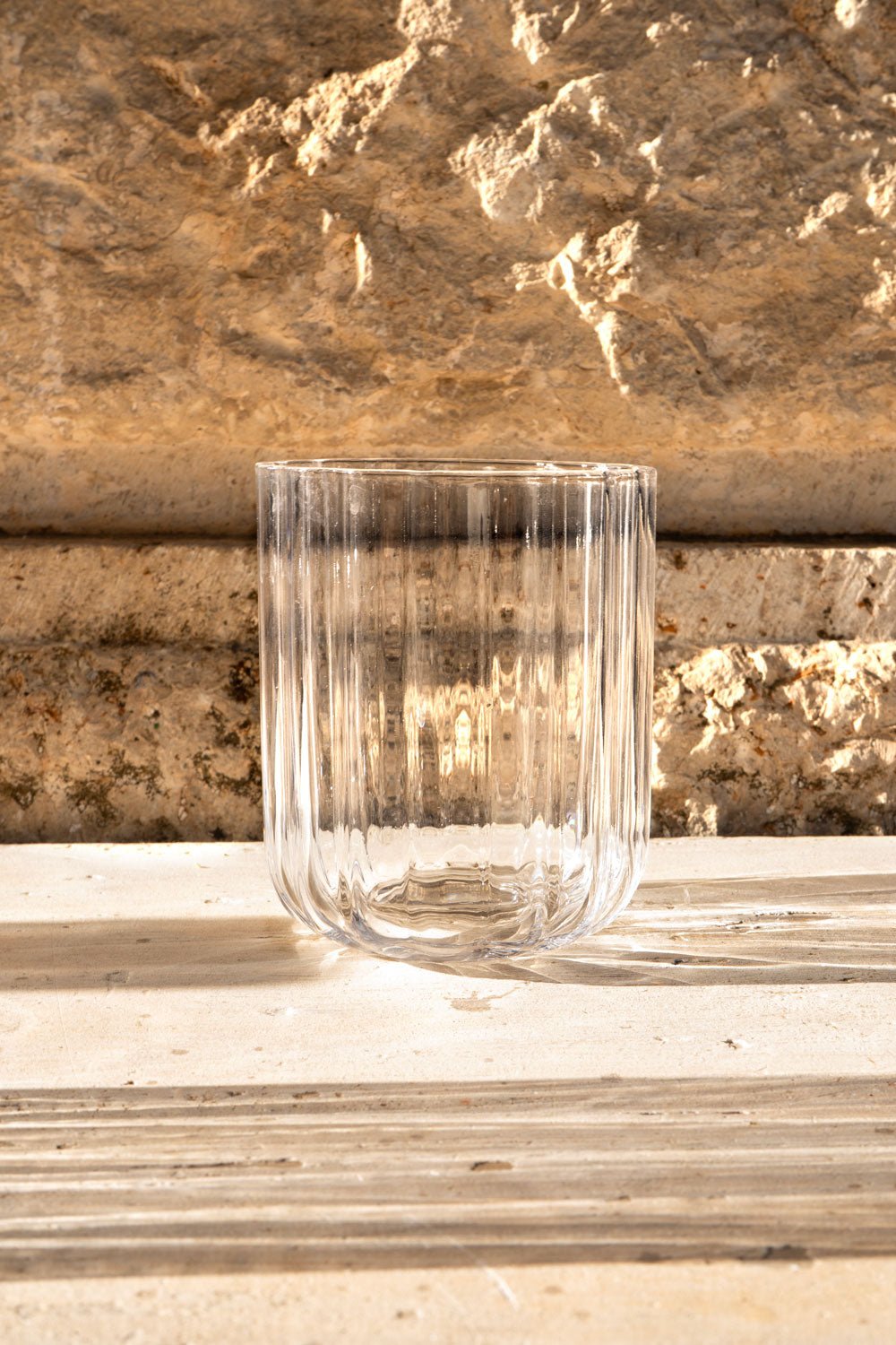 Conjunto de 12 Copos de Cristal com Ondas
