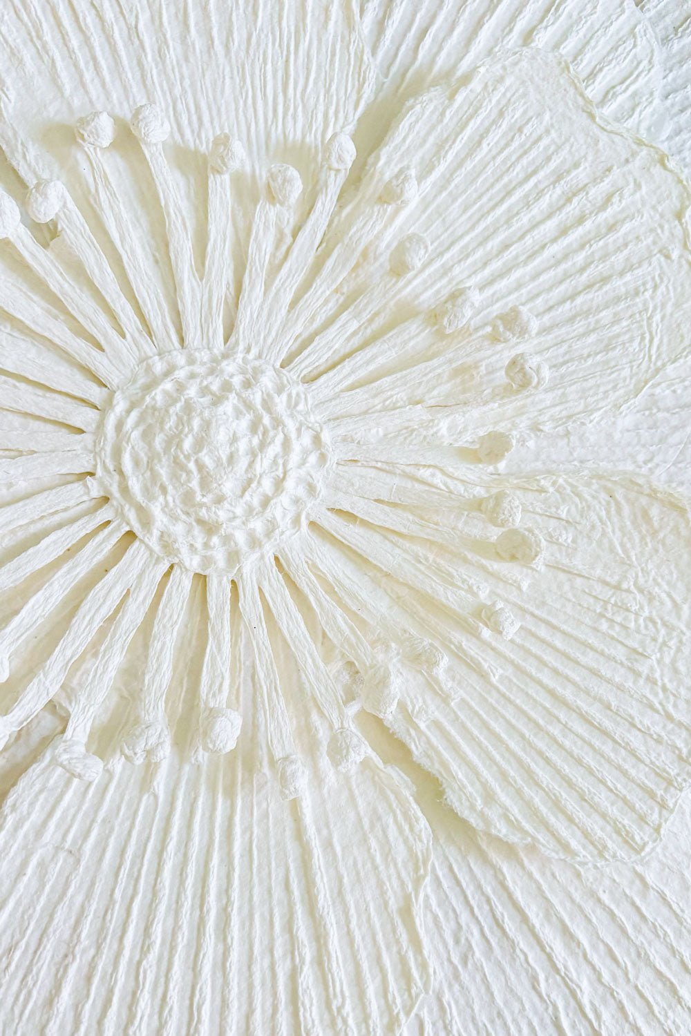 Detalles Dos Flor Uno Flor Decorativa De Papel Maché Pétalos En Pico Cristina Oria