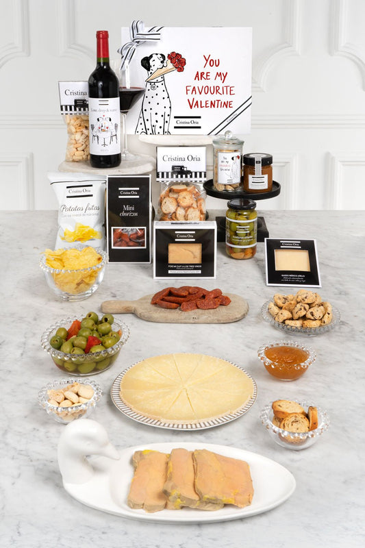 Caja Aperitivo Romántico Especial San Valentín Cristina Oria 