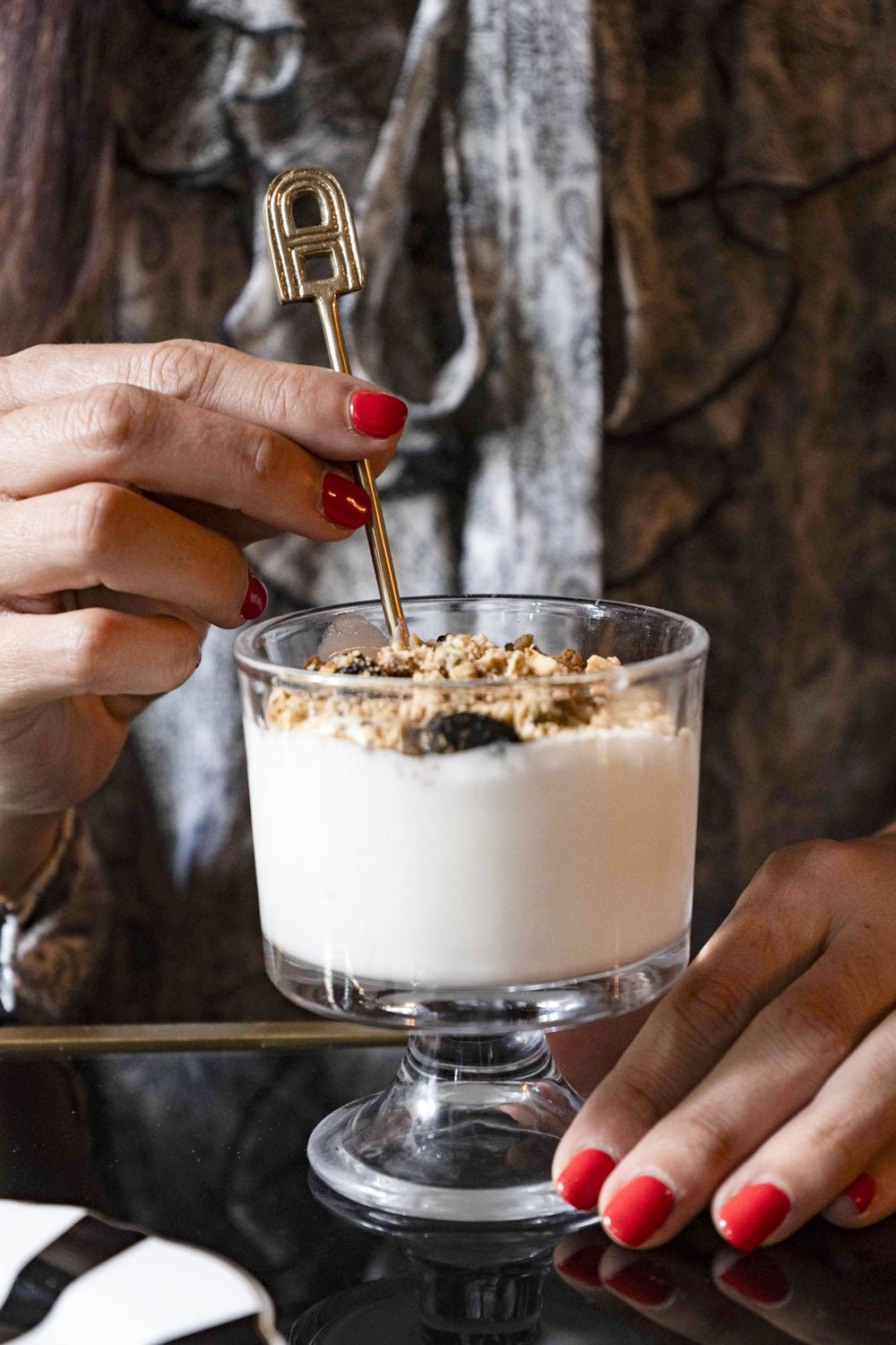 Colher Dourada Inicial A