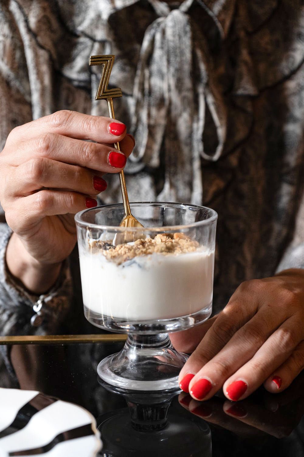 Cuillère Dorée Initiale Z