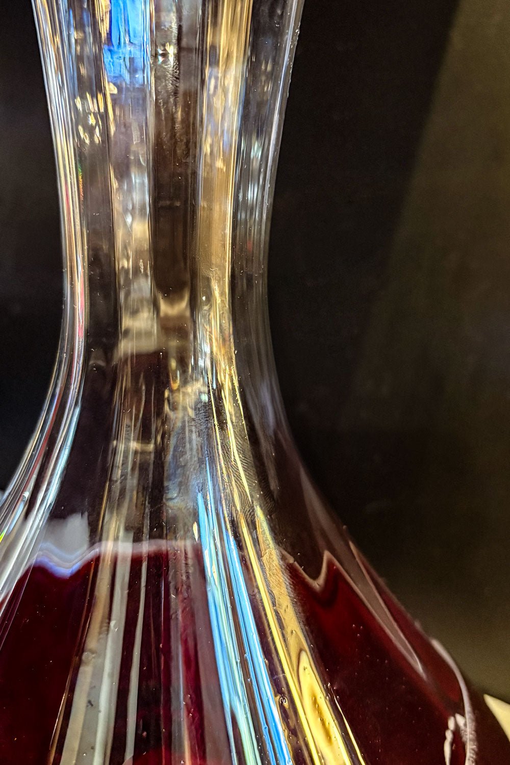 Detalle Decantador De Cristal Diseño Milano Cristina Oria 