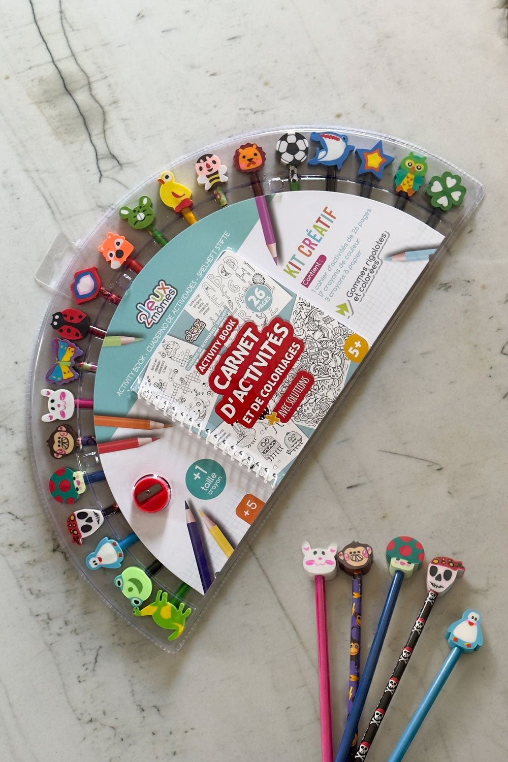 Cuaderno De Actividades Con Lápices De Colores Cristina Oria 