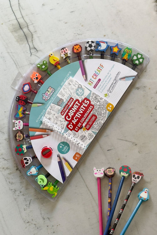 Cuaderno De Actividades Con Lápices De Colores Cristina Oria 