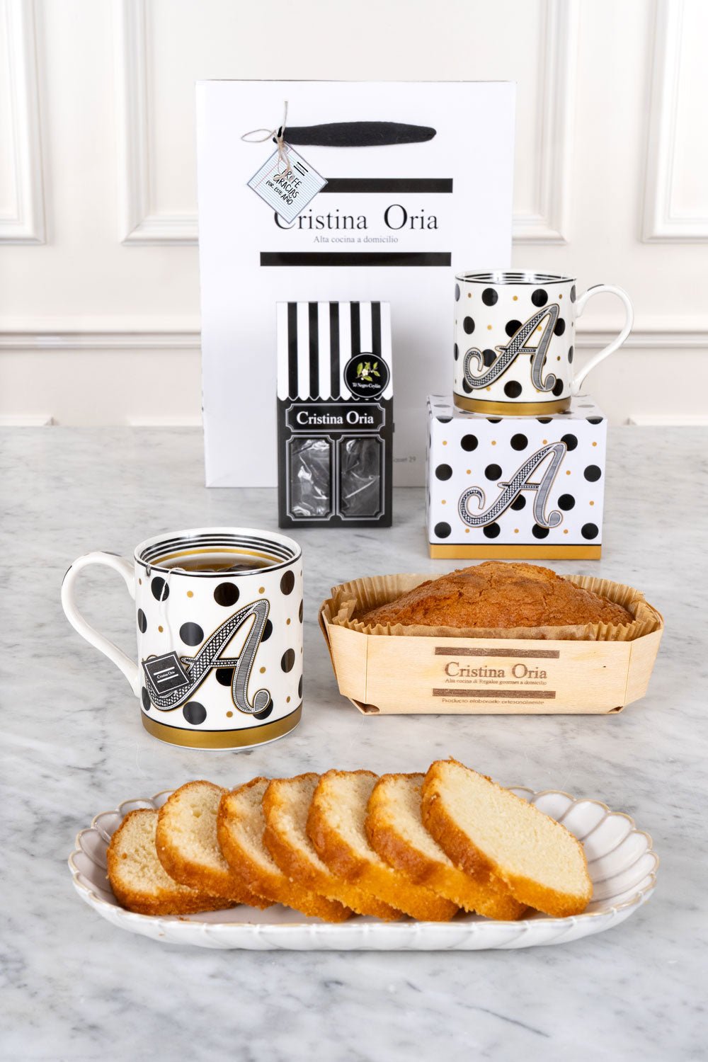 Bolsa Taza Iniciales & Dulces Especial Profesores Cristina Oria 